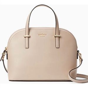 New Kate Spade New York Patterson Drive Carli Leather Satchel Rose Cloud